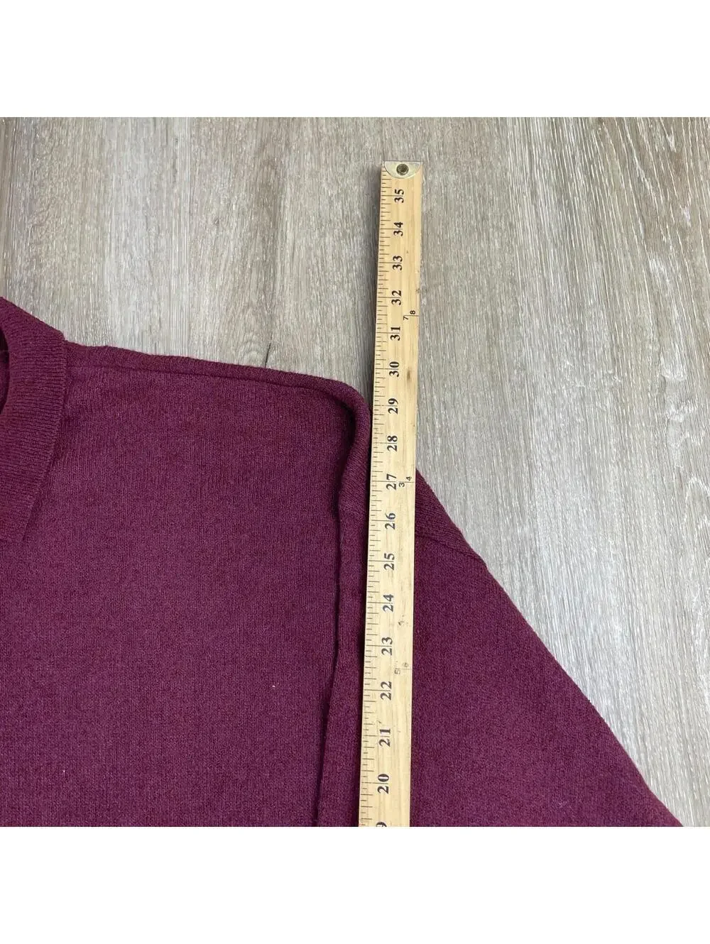 Vintage Natural Exchange Alexander Lloyd Sweater Henley Men's 3XLT Maroon